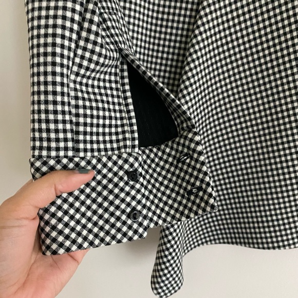 {ZARA} 🔷 gingham top - Picture 3 of 4
